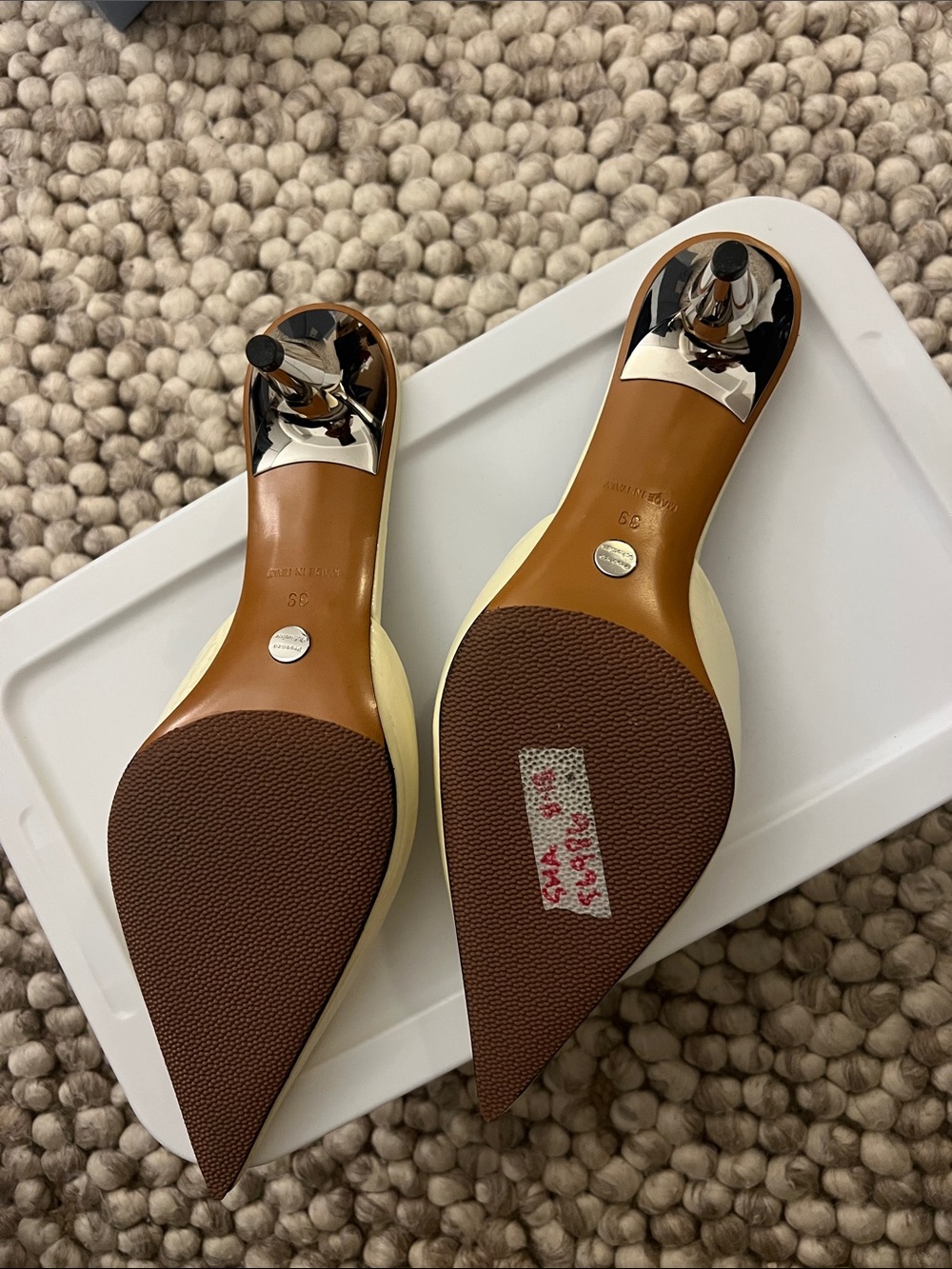 Proenza Schouler Ivory Heeled Mules, size EU 39 - Picture 5 of 5
